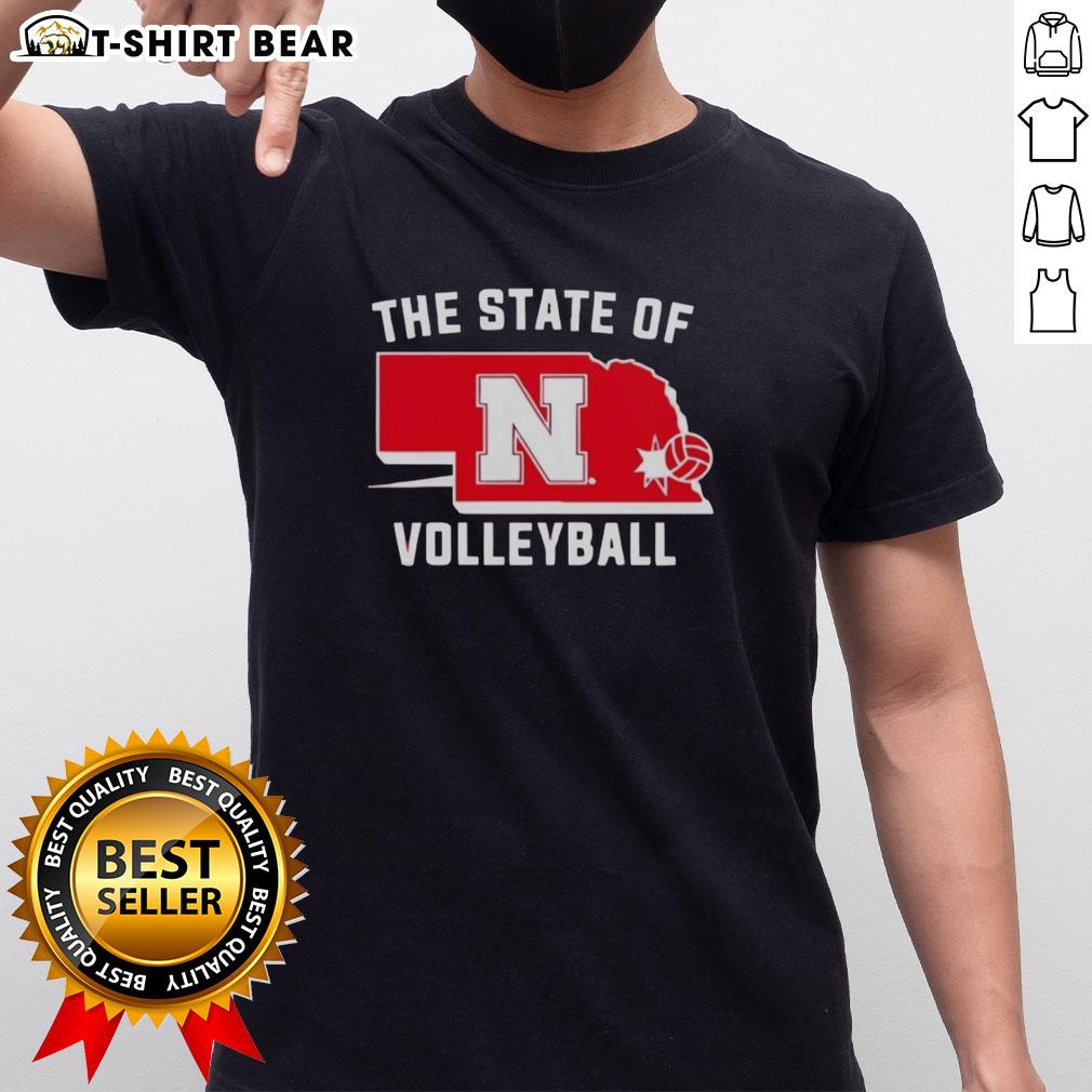 Good The State Of Nebraska Cornhuskers Volleyball T Shirt Good The State Of Nebraska Cornhuskers Volleyball T-Shirt featuring team colors and logo for fans and players.