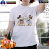 Alt Text: Good Two Hands One Heart Mickey Mouse Minnie Mouse T-Shirt featuring iconic characters in a heart design.