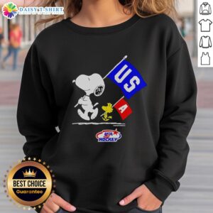 Good Snoopy and Woodstock World Champions 2026 USA Hockey Olympic Milano Cortina Italia Sweatshirt design