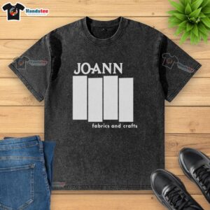 Official Joann Fabric and Craft washed t-shirt in soft cotton, perfect for DIY projects and casual wear.