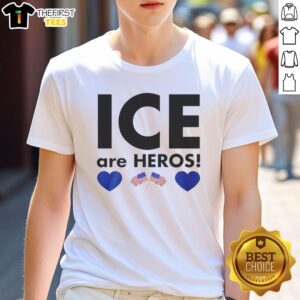 Hot Ice Are Heroes Flag T-Shirt design featuring a vibrant graphic of a flag with bold colors and heroic imagery.