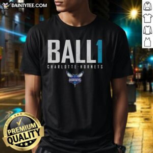 Hot Lamelo Ball 1 Charlotte Hornets Elite T-Shirt featuring vibrant colors and team logo, perfect for any fan.