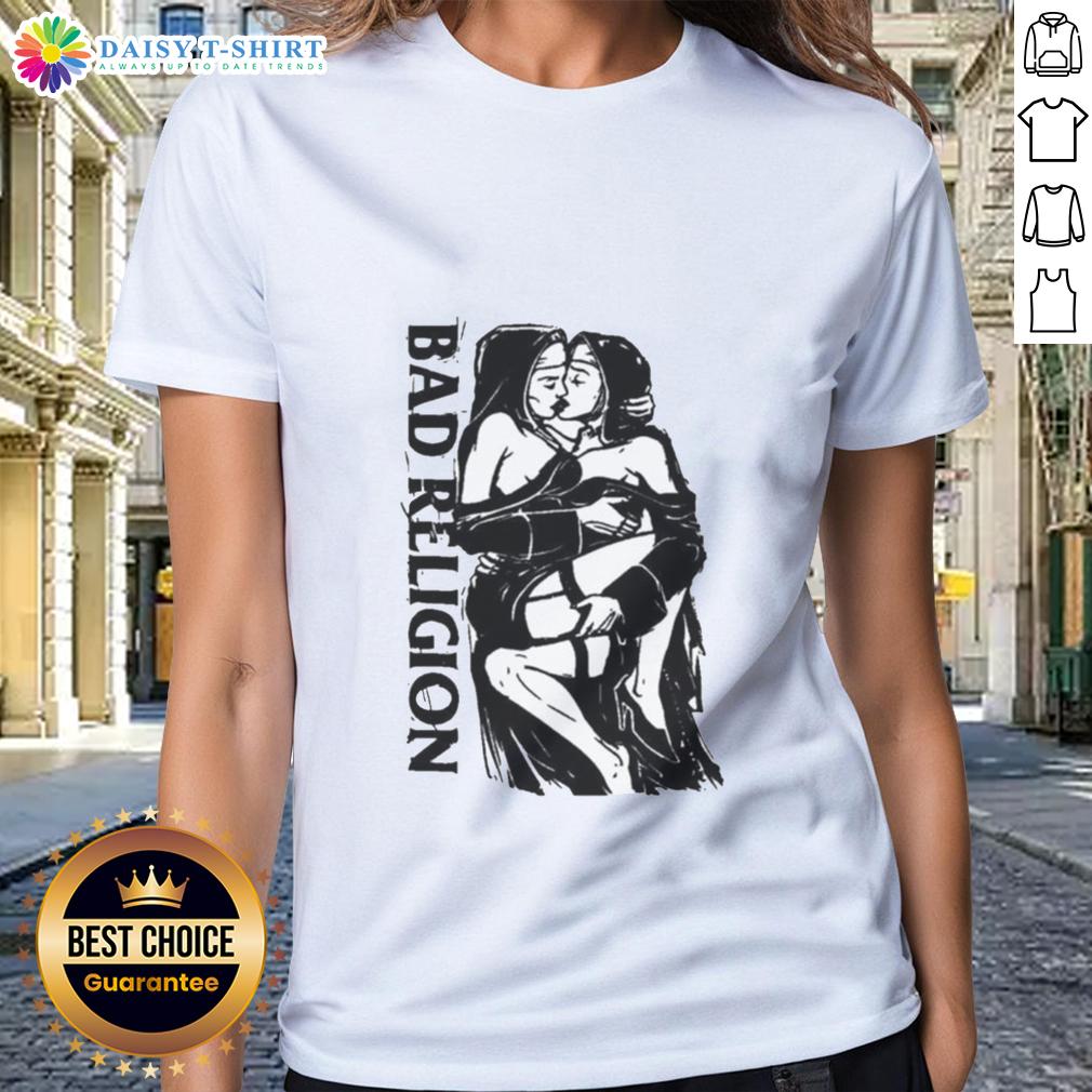 Hot Bad Religion Naughty Nuns Ladies Tee Hot Bad Religion Naughty Nuns Ladies Tee featuring bold graphic design and edgy style for fans of punk rock fashion.