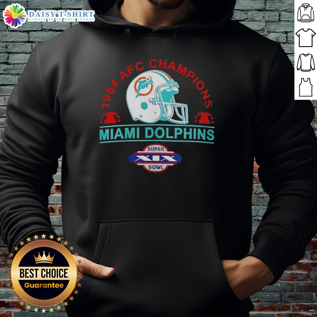 Hot Miami Dolphins 1984 Afc Champions Super Bowl Xix Helmet Retro Hoodie Retro hoodie featuring Hot Miami Dolphins 1984 AFC Champions Super Bowl XIX helmet design.