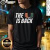 Hot Miami Hurricanes NCAA The U Is Back T-Shirt featuring vibrant team colors and logo, perfect for fans and supporters.