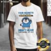 Hot Penguin 'Your Secrets Are Safe With Me' T-Shirt featuring a cute penguin design, perfect for casual wear and humor lovers.