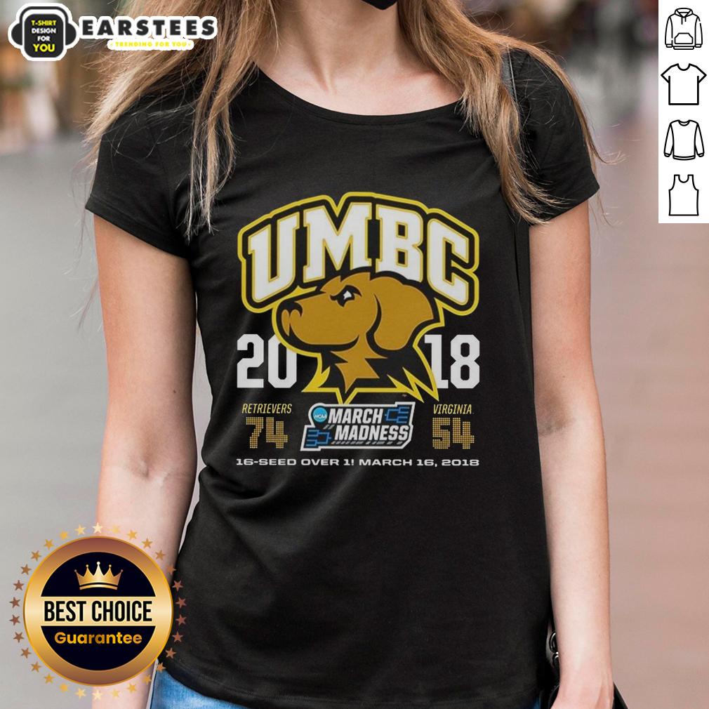 hot-umbc-retrievers-beat-virginia-cavaliers-ncaa-division-i-2018-ladies-tee Hot UMBC Retrievers beat Virginia Cavaliers NCAA Division I 2018 ladies tee featuring team colors and logo.