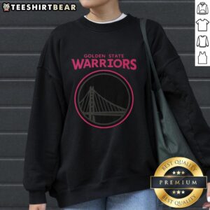 Premium Golden State Warriors highlight reel sweatshirt featuring vibrant team graphics and cozy design for fans.