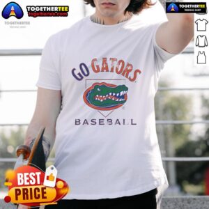 Top Florida Gators Baseball Go Gators T-Shirt featuring vibrant team colors and logo, perfect for fans and players.