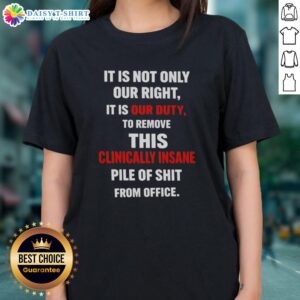Official 'It Is Not Only Our Right, It Is Our Duty' Tee for Office Ladies, promoting empowerment and change in the workplace.