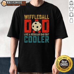 Good Cooler Wiffleball Dad Father's Day T-Shirt featuring a fun graphic for wiffleball-loving dads.