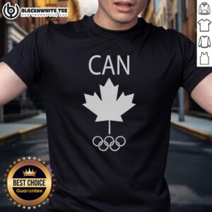Nice Canadian Come To Milano Cortina 2026 T-Shirt featuring vibrant graphics and a stylish design for Olympic fans.