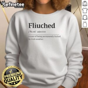 Premium Fluched Humorous Definition Sweatshirt featuring a witty graphic and cozy design, perfect for casual wear.