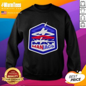Nice The Nerd Closet Mat Maniacs sweatshirt featuring a stylish design for fans of gaming and nerd culture.