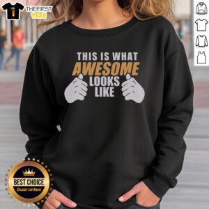 Top This Awesome Looks Like Sweatshirt in vibrant colors, perfect for casual wear and showcasing fun style.