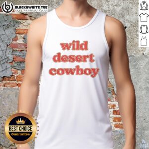 Awesome Rob Rausch The Traitors Wild Desert Cowboy Tank Top featuring a bold graphic and vibrant colors.