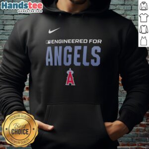 Nice Engineered Los Angeles Angels MLB Logo Hoodie featuring vibrant team colors and a stylish design for fans.