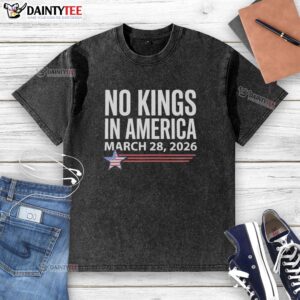 Hot No Kings In America March 26 2026 Washed T-Shirt featuring a vintage design and soft fabric, perfect for casual wear.