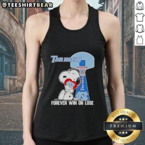Premium Peanuts Snoopy Forever Win or Lose North Carolina Tar Heels basketball tank top for fans and athletes.