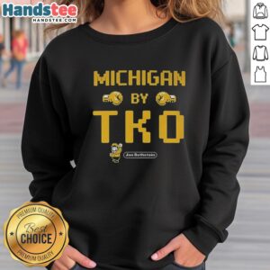 Official Michigan by TKO Jon Rothstein sweatshirt featuring bold logo and comfortable design for fans and supporters.