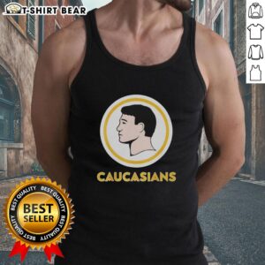 Funny vintage tank top featuring Caucasian designs, perfect for casual summer wear and showcasing unique retro style.