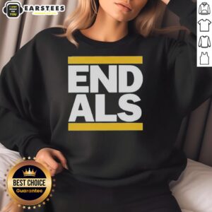 Good Athletics End Als 2026 Sweatshirt in navy blue, featuring a stylish logo and comfortable fit for sports enthusiasts.