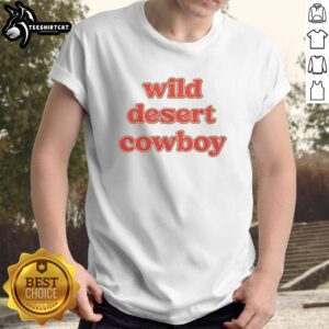 Alt Text: Official Rob Rausch The Traitors Wild Desert Cowboy T-Shirt featuring a bold design and vibrant colors.