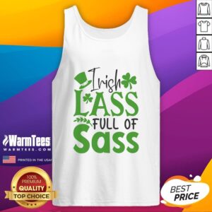 Pretty Irish lass in a sassy tank top, showcasing vibrant style and confidence, perfect for casual outings.