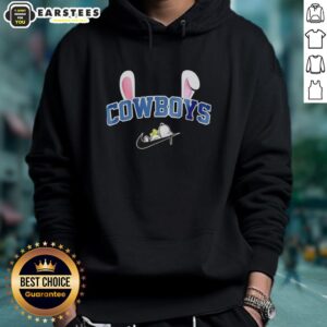 Awesome Dallas Cowboys X Snoopy Happy Easter Hoodie featuring vibrant graphics and a festive design for fans.