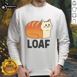 Cozy Original Cat Loaf Sweatshirt featuring a cute cat design, perfect for cat lovers and stylish winter wear.