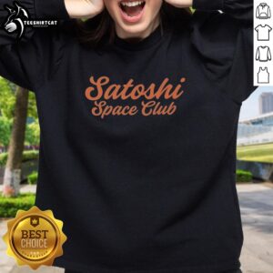 Original Satoshi Space Club abduction Bitcoin sweatshirt in Comfort Colors, featuring unique design and vibrant colors.