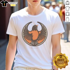 Premium Rebel American Robin Alliance T-Shirt featuring a vibrant robin graphic and stylish design for bird lovers.