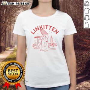 Official Linkitten Ladies Tee featuring a stylish design and soft fabric, perfect for cat lovers and casual wear.