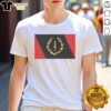 Stylish black American Heritage flag T-shirt showcasing cultural pride and vibrant design, perfect for casual wear.