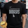 Nice Engineered Los Angeles Dodgers MLB logo T-shirt featuring a stylish design, perfect for baseball fans and casual wear.