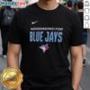 Alt Text: Nice Engineered MLB logo T-shirt featuring Toronto Blue Jays design, perfect for baseball fans and casual wear.