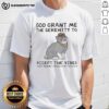 Alt Text: Cute 'Nice God Grant Me The Serenity' cat T-shirt featuring fun vibes and a playful design for cat lovers.
