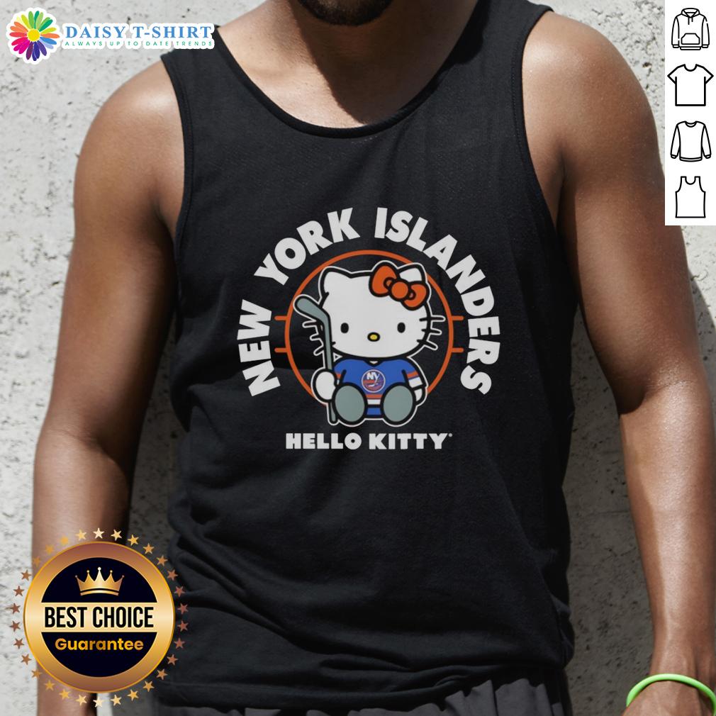 Nice Hello Kitty X New York Islanders Hockey Tank Top