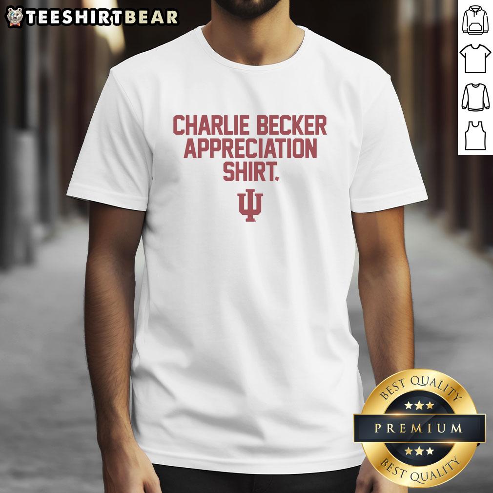 nice-indiana-football-charlie-becker-appreciation-t-shirt Nice Indiana Football Charlie Becker Appreciation T-Shirt featuring team colors and a tribute design for fans.