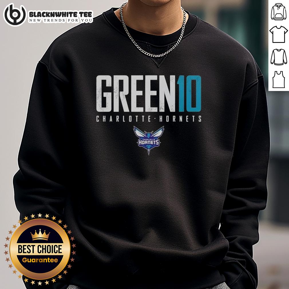 Nice Josh Green 10 Charlotte Hornets Elite Sweatshirt Nice Josh Green Charlotte Hornets Elite Sweatshirt, showcasing vibrant team colors and stylish design for fans.