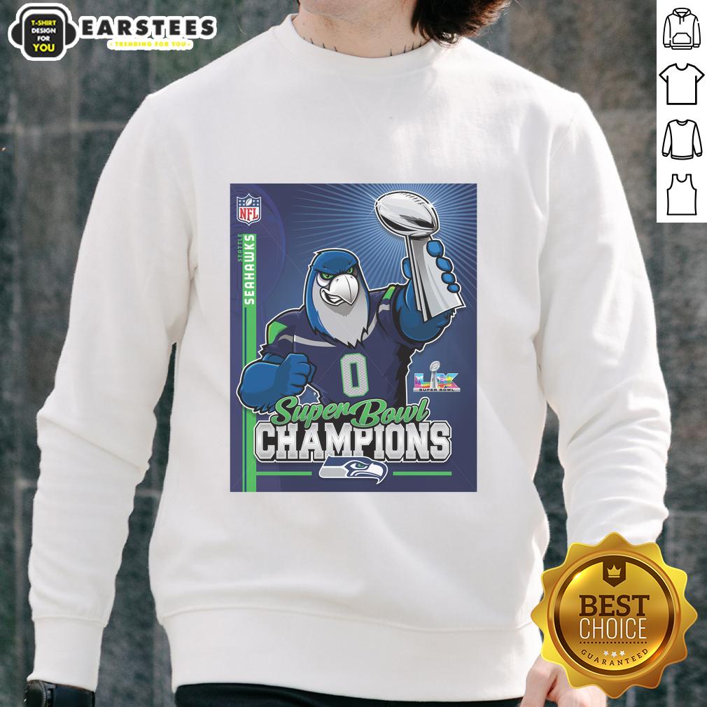 nice-seahawks-super-bowl-champs-mascot-trophy-sweatshirt Nice Seahawks Super Bowl Champs mascot trophy sweatshirt, perfect for fans celebrating the team's victory.