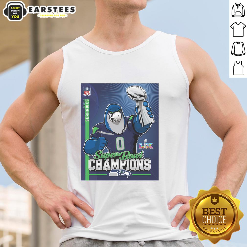 nice-seahawks-super-bowl-champs-mascot-trophy-tank-top Seahawks Super Bowl Champs mascot trophy tank top featuring bold graphics and vibrant colors, perfect for fans.