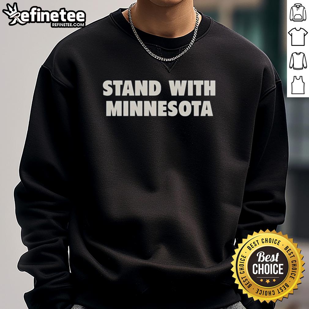 nice-stand-with-minnesota-sweatshirt Cozy Nice Stand with Minnesota sweatshirt displayed on a wooden table, perfect for warm winter wear.
