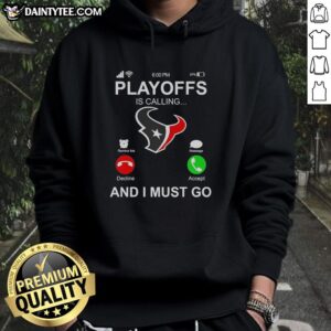 Original Houston Texans Playoffs hoodie featuring bold graphics, perfect for fans ready to support their team.