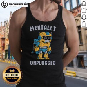 Stylish Top Mentally Unplugged Tank Top featuring a trendy design perfect for casual summer wear.