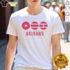 Official BTS Arirang T-Shirt featuring vibrant design and iconic logo, perfect for fans of the K-pop sensation BTS.