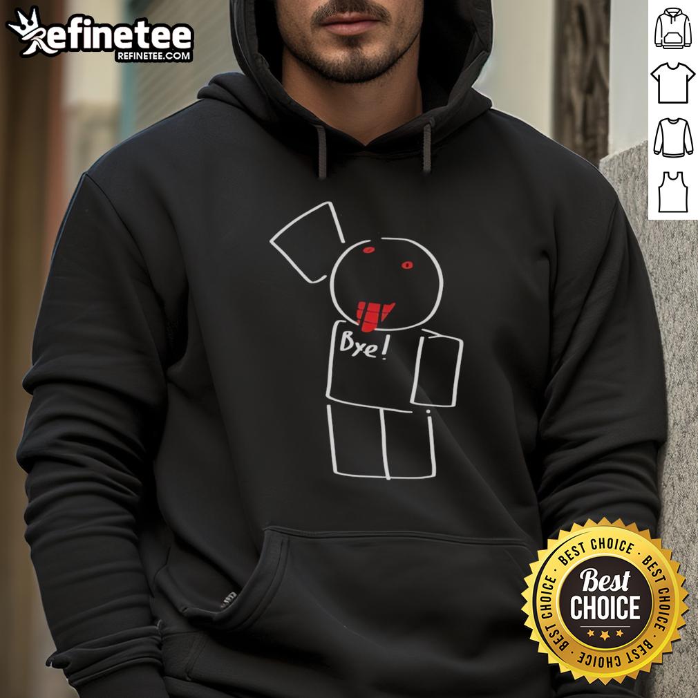 official-debunkoiders-bye-hoodie Official Debunkoiders Bye Hoodie in black with bold logo design, perfect for casual wear and street style.