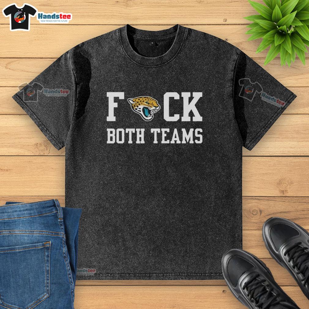 official-jacksonville-jaguars-football-fck-both-teams-logo-washed-t-shirt Official Jacksonville Jaguars Football Fck Both Teams logo washed t-shirt, showcasing team spirit and casual style.