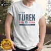 Official Josh Turek for Iowa U.S. Senate logo t-shirt featuring a bold design and vibrant colors for supporters.