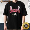 Official Kansas City Chiefs X Snoopy Happy Easter T-Shirt featuring colorful graphics of Snoopy and team logo.